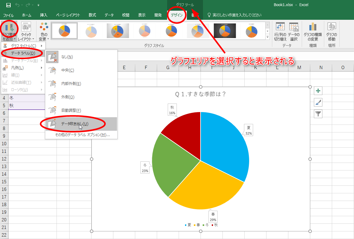 フォームズの使い方 フォームズで集計したアンケートから円グラフを作成する方法 フォームズのブログ