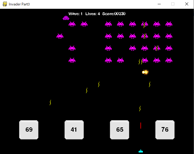 Ai Pygame Pygameで作るインベーダー風ゲーム 第3回 改造編その3 残機制とステージクリア制の導入 Ufo フォームズのブログ